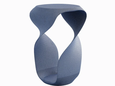 Twisted Stool for Childs B 03 3D Model