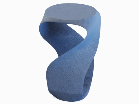 Twisted Stool for Childs B 03 3D Model