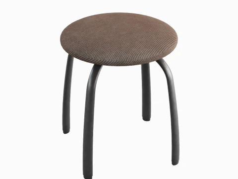 Stahlhocker F 03 3D Modell