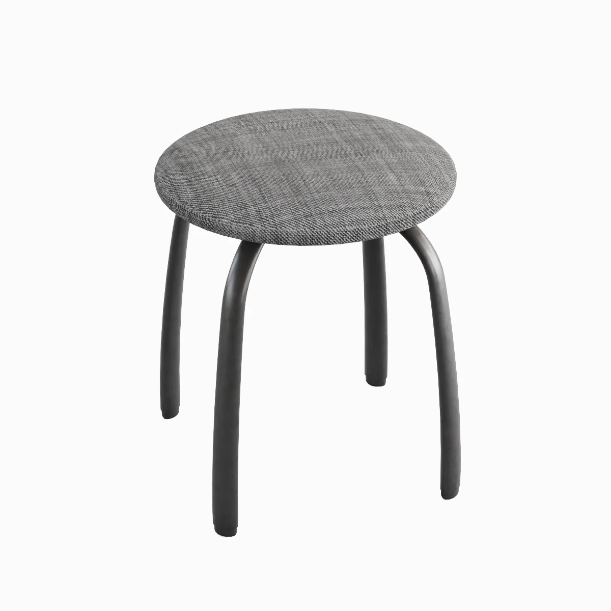 Steel Stool F 04 3D Model .c4d .max .obj .3ds .fbx .stl .blend