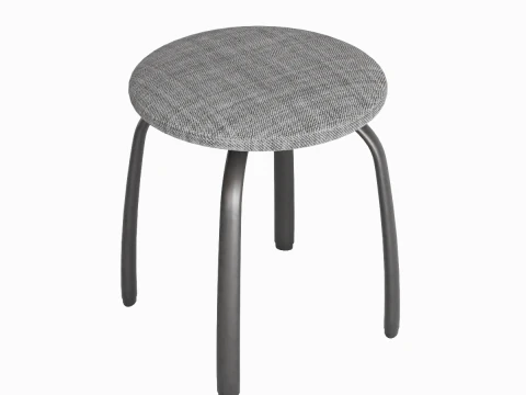 Steel Stool F 04 3D Model