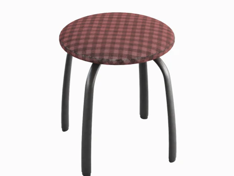 Banqueta em a&ccedil;o F 05 Modelo 3D