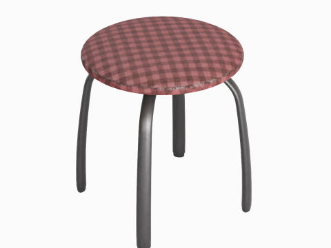 Steel Stool F 05 Model 3D