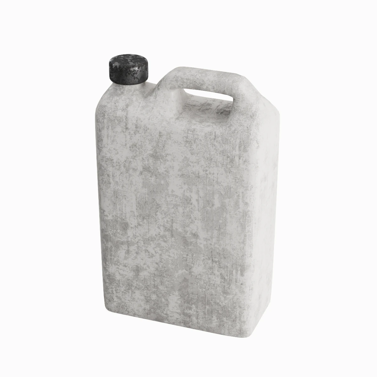 Old Plastic Canister 03 3D Model .c4d .max .obj .3ds .fbx .stl .blend