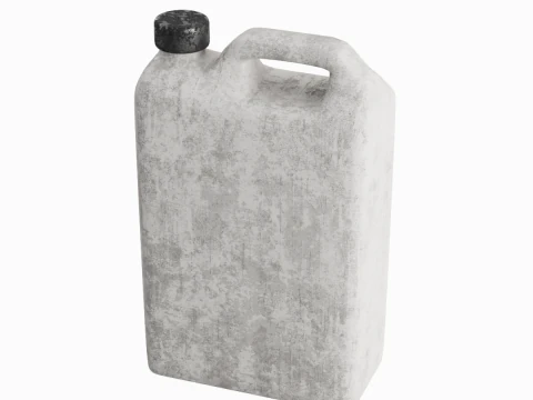 古いプラスチックキャニスター 03 3Dモデル