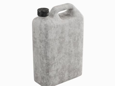 Old Plastic Canister 03 Modèle 3D