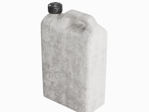 Old Plastic Canister 03 Modèle 3D