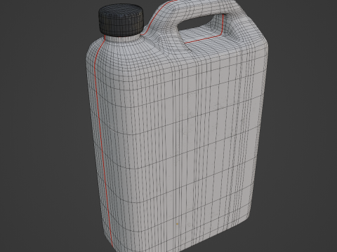 Old Plastic Canister 03 Modèle 3D