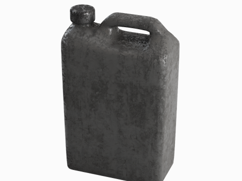 Old Plastic Canister 04 3Dモデル