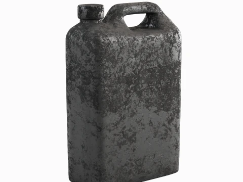 Old Plastic Canister 04 3D Model