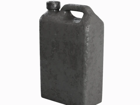 Old Plastic Canister 04 3D Model
