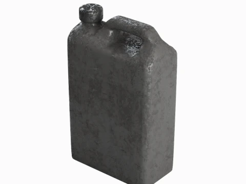 Old Plastic Canister 04 3D Model