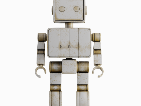 Decorative Robot Sculpture 02 3Dモデル