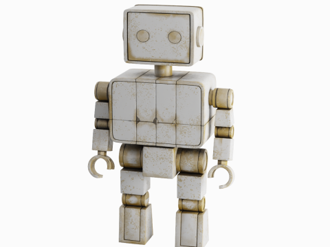 Decorative Robot Sculpture 02 3Dモデル