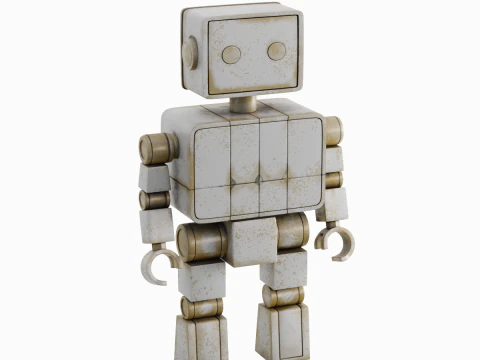 Decorative Robot Sculpture 02 3D Model