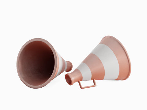 Plastic Megaphone 03 3D Model