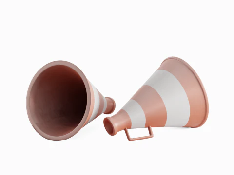 Plastik Megafon 03 3D Model