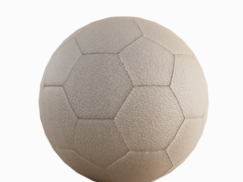 Low Poly Soccer Ball 01 3D Model