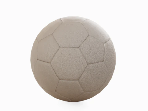 Low Poly Soccer Ball 01 3D Model