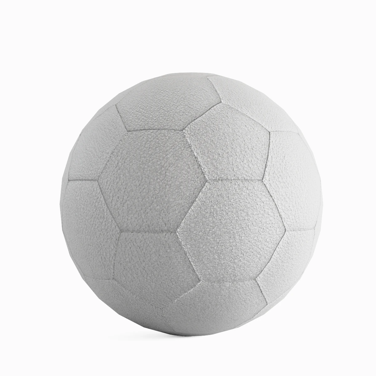 Low Poly Soccer Ball 02 3D Model .c4d .max .obj .3ds .fbx .stl .blend 