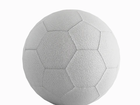 Ballon de football Low Poly 02 Modèle 3D