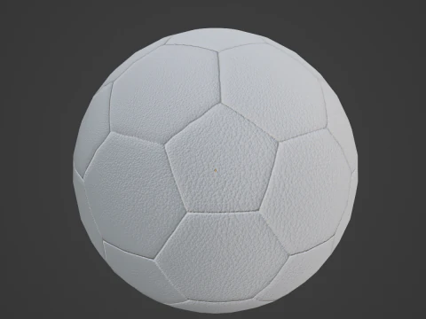Low Poly Soccer Ball 02 3D Model
