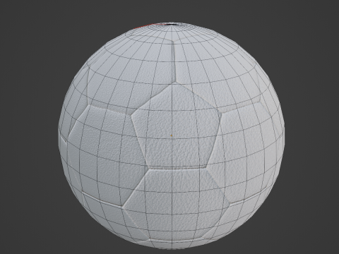 Low Poly Soccer Ball 02 3Dモデル