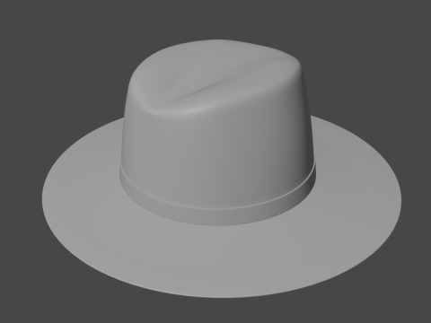 Straw Sun Hat B 01 3D मॉडल