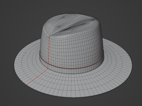 Straw Sun Hat B 01 3D मॉडल