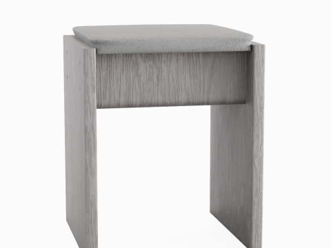 Wooden Stool 01 3D Modell