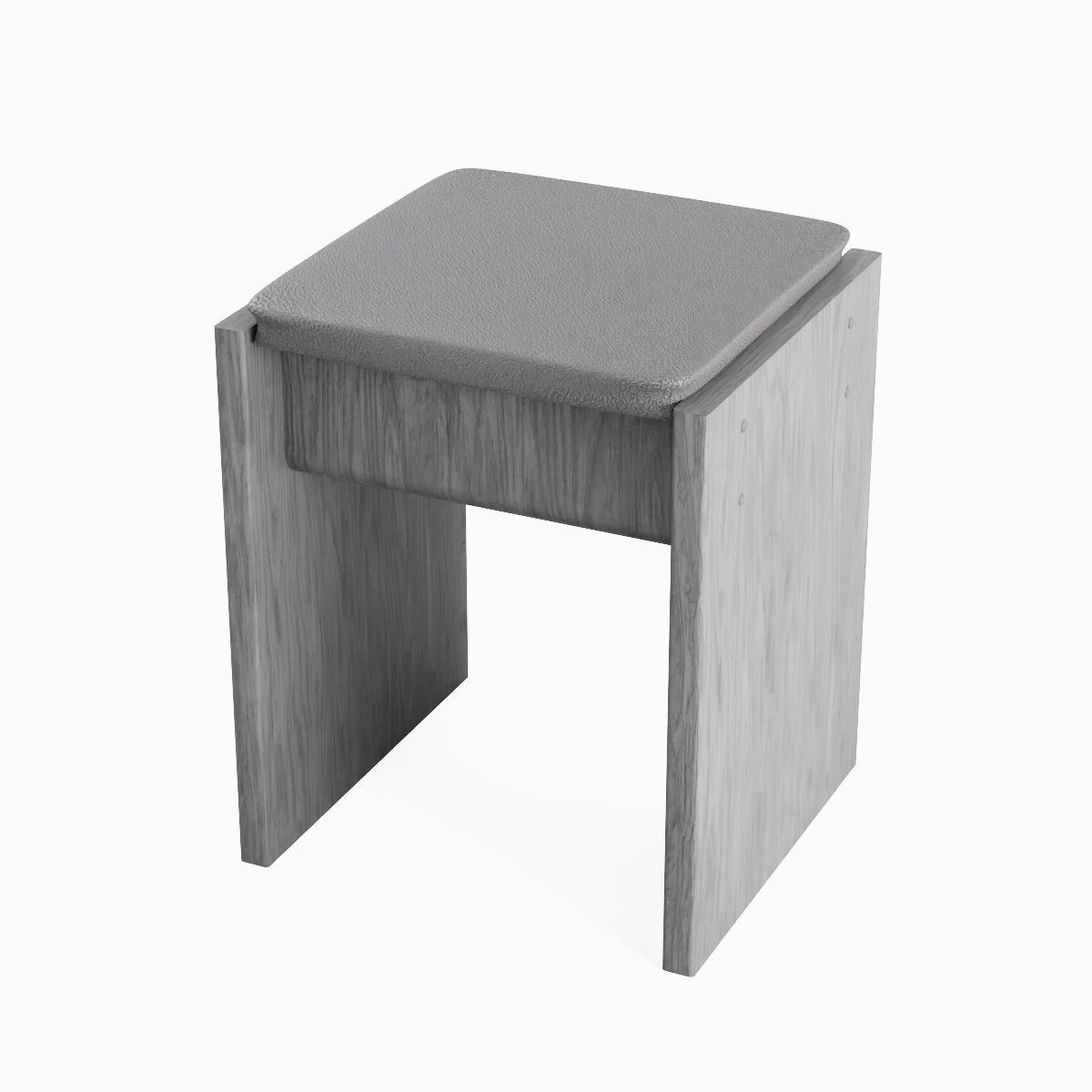 Wooden Stool 03 3D Model .c4d .max .obj .3ds .fbx .stl .blend 