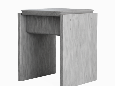 Wooden Stool 03 Modelo 3D