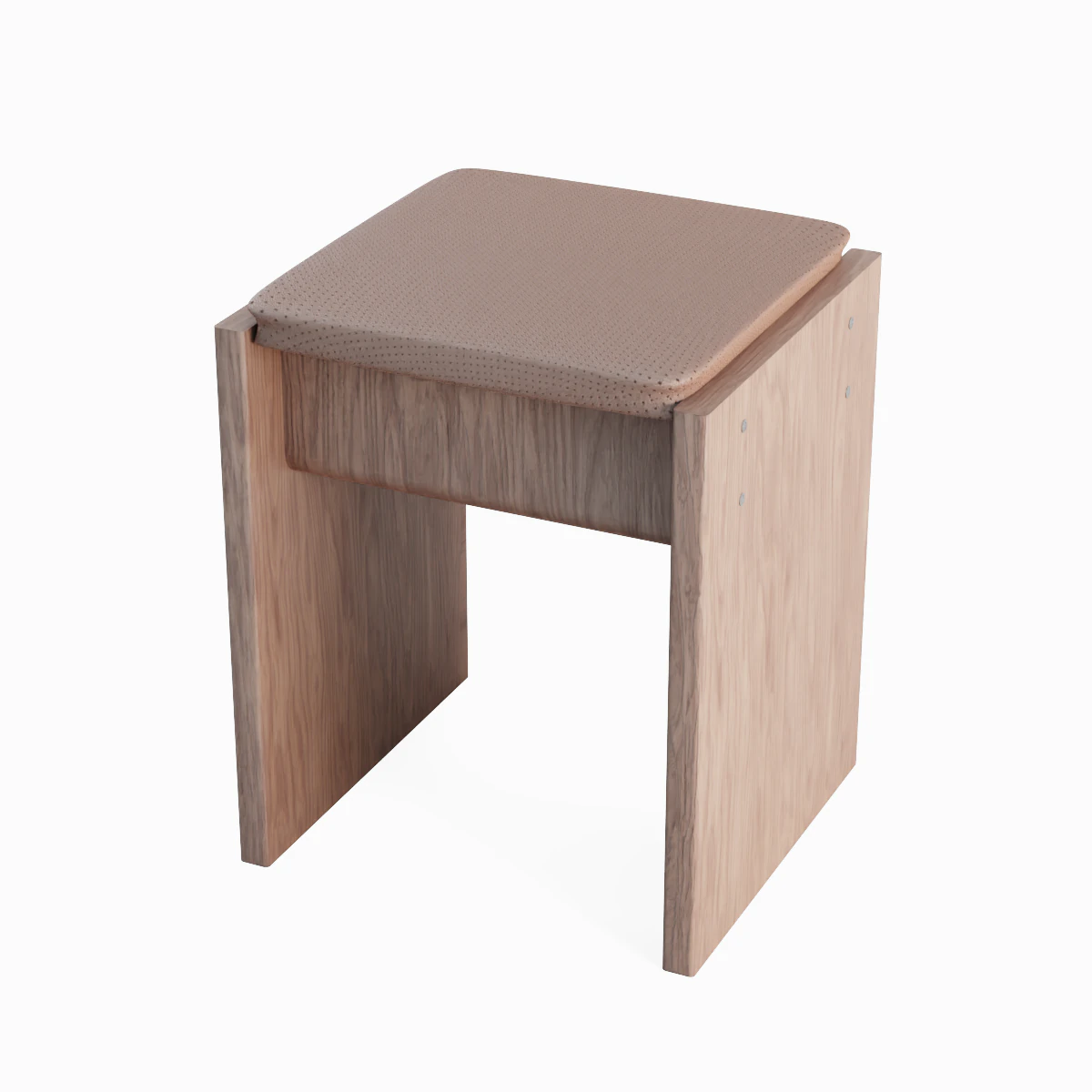 Wooden Stool 04 3D Model .c4d .max .obj .3ds .fbx .stl .blend 