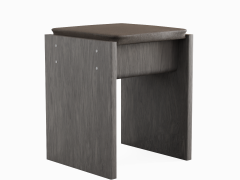 Wooden Stool 05 Model 3D