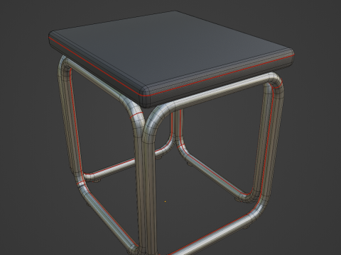 Modern Stool 02 Modelo 3D