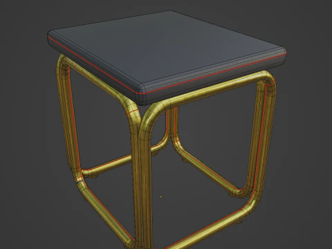 Modern Stool 03 3D Model