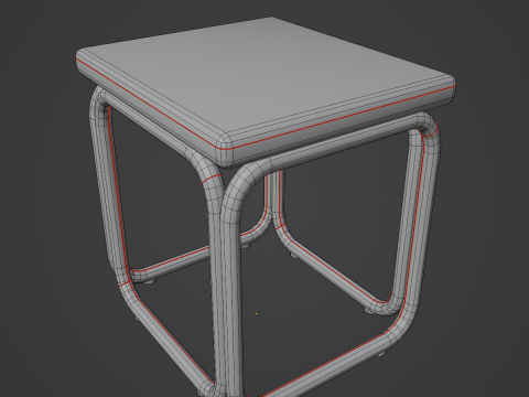 Modern Stool 03 3D Model