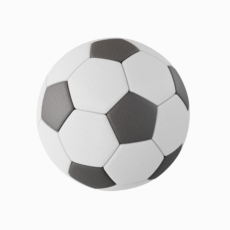 Modern Leather Soccer Ball 3D 模型 .c4d .max .obj .3ds .fbx .stl .blend