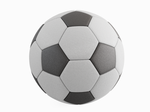 Modern Leather Soccer Ball 3D 模型