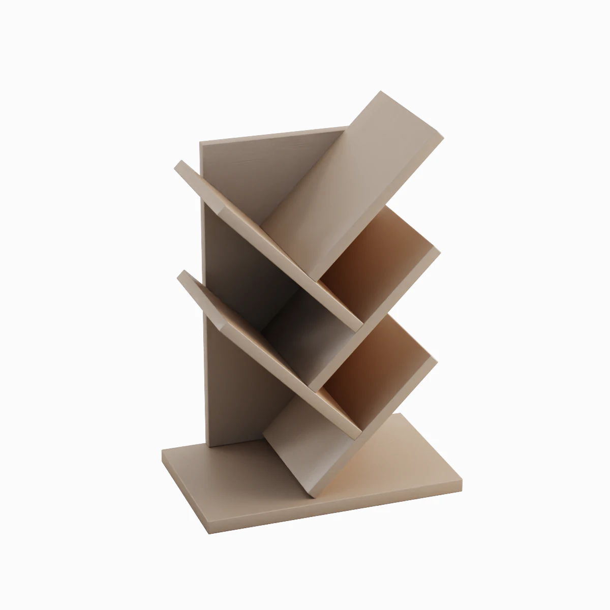 Small Bookshelf 01 3D Model .c4d .max .obj .3ds .fbx .stl .blend 