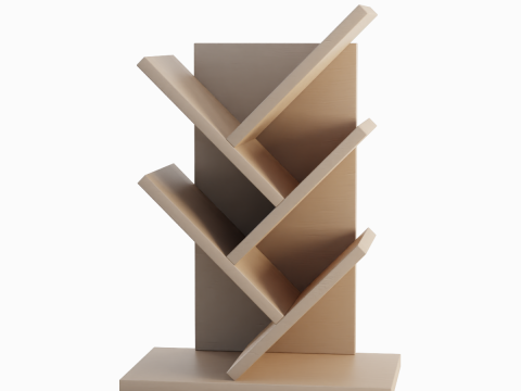 Small Bookshelf 01 3D Модель