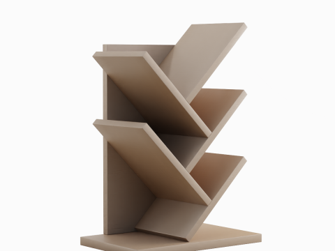 Small Bookshelf 01 3D Модель