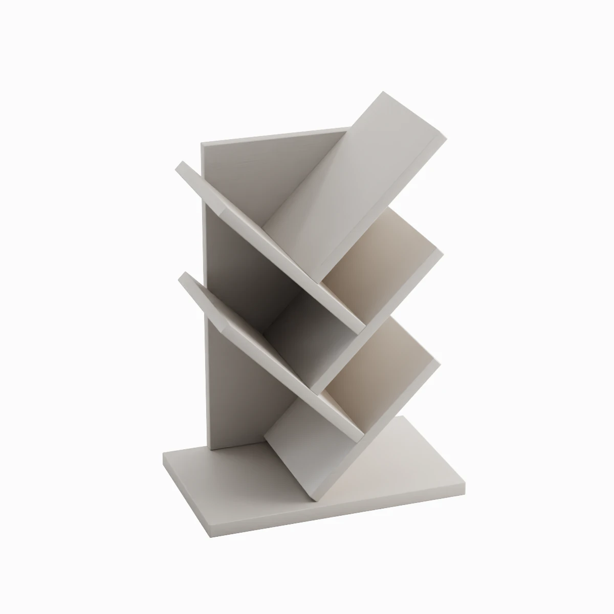 Small Bookshelf 02 3D Model .c4d .max .obj .3ds .fbx .stl .blend 
