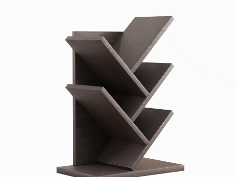 Tier Tree Small Bookshelf 3D 모델