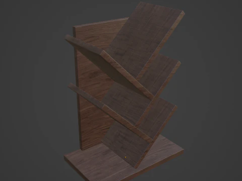 Tier Tree Small Bookshelf 3D Model