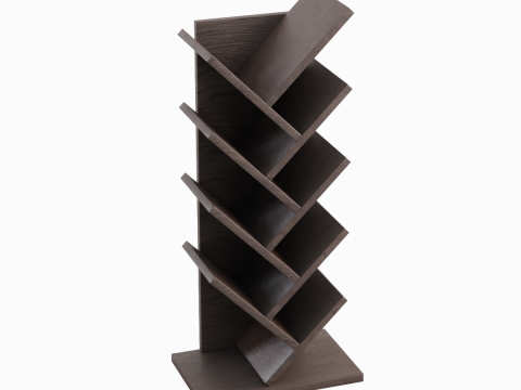 Tier Tree Medium Bookshelf 3D Model