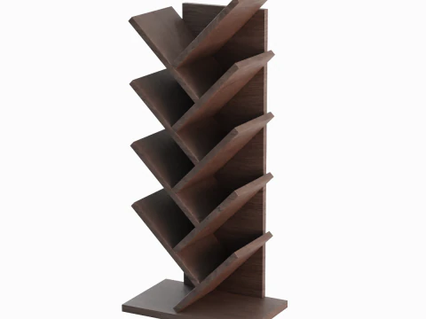 Tier Tree Medium Bookshelf 3D Model