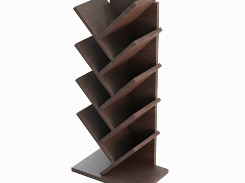 Tier Tree Medium Bookshelf 3D Model