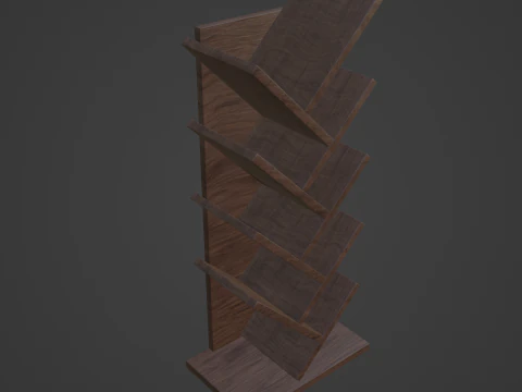 Tier Tree Medium Bookshelf 3D Model