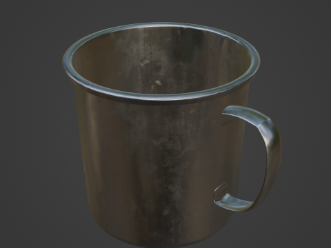 Steel Survival Cup 01 3D 모델